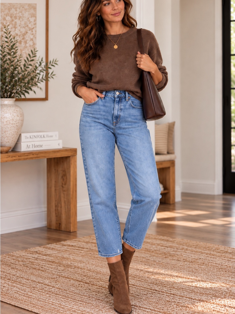 Abercrombie & Fitch Mom Jeans 28 High Rise Relaxed Straight 90s Denim